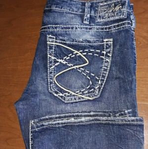 Womens Size 18 Silver Jean's 32W/35L